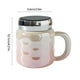 thumbnail image 3 of Taza de café de cerámica 470ml con asa | Acabado Candy Pearl | Taza de agua para oficina y hogar de alta gama | Cerámica en capas duradera | Rosa Verde Amarillo | Regalo de vasos con estilo, 3 of 6