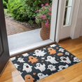 thumbnail image 2 of Colorful Halloween Ghosts Pattern Door Rugs,Washable Non Slip Door Mats Indoor,Decorative Door Mats,Entry Mat Indoor for Entrance,Bedroom,Kitchen,Bathroom,17"x30", 2 of 6