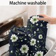thumbnail image 5 of Pioneer Flower Floral Print Pattern Bathroom Rugs Mat, Non Slip Microfiber Bathroom Rug with Rubber Backing, Soft Mats for Bathroom Floor Tub Shower, 24"x60", 5 of 5