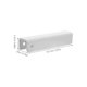 thumbnail image 2 of White Baby Gate Hardware Reinforcement Groove for Child Safety 4Pcs, 2 of 4