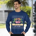 thumbnail image 3 of Christmas Sweatshirt, Let's Go Girls Flamingo Trip Sweatshirt, Cute Tropical Bird Group Holiday Jumper, Best Friend Gift for Her, 3 of 5