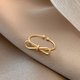 thumbnail image 1 of Anillo de perlas de circón para mujer, estilo retro, nicho, luz, lujo, anillo abierto, joyería de mano, 1 of 6