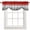 Red, variant on Fsddascl Navy Blue Gray Ombre Tie Up Valance Curtains for Windows, Kitchen Curtains Window Treatments, Modern Gradient Abstract Art Short Window Shades Valances for Bedroom Bathroom Cafe 42"x18"
