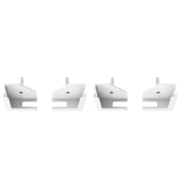 Juego 2 soportes carga para tableta y con montaje en pared iPad/iPhone 15/e-Reader() color blanco