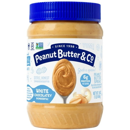 Peanut Butter & Co, White Chocolate Wonderful, Peanut Butter Spread, 16 oz