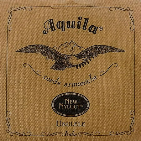 Aquila New Nylgut AQ-4 Soprano Ukulele Strings - High G - Set of (Best Soprano Ukulele Strings)