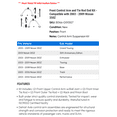 thumbnail image 2 of Front Control Arm and Tie Rod End Kit - Compatible with 2003 - 2009 Nissan 350Z 2004 2005 2006 2007 2008, 2 of 2