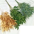 thumbnail image 2 of HATISS artificial leaves bouquet fake willow wedding backdrop faux foliage home decor, 2 of 6