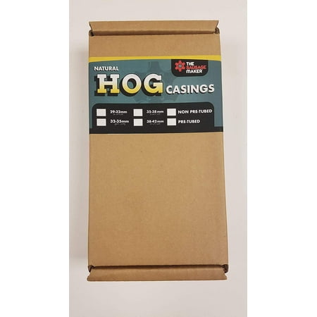 

The Sausage Maker - Natural Hog Sausage Casings Butcher Pack 35-38 mm (1 1/8 -1 1/4 )