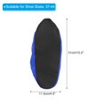 thumbnail image 2 of Uxcell 10 Pairs Shoe & Boot Covers, Reusable Cotton Non-Slip Shoe Covers for Indoors, Blue, 2 of 6