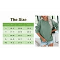 thumbnail image 7 of FUNING  Womens Casual Long Sleeve Sweatshirt Crew Neck Cute Pullover Relaxed Fit Tops, 7 of 7