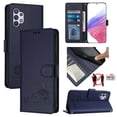 thumbnail image 2 of Samsung Galaxy A32 5G Case ,Cat PU Leather Crossbody Lanyard Strap RFID Magnetic Wallet Compatible with Samsung Galaxy A32 5G Cover, 2 of 5