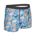 thumbnail image 3 of Balery Cute Chickens and Flowers Men's Boxer Briefs, Soft and Breathable Cotton Underwear with nylon Waistband-X-Large, 3 of 9