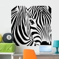 thumbnail image 1 of Zebra Wall Mural by Wallmonkeys Peel and Stick Graphic (36 in H x 36 in W) WM277444, 1 of 4