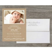 Rustic Baby Deluxe Baby Announcement