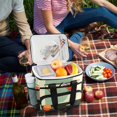 thumbnail image 5 of FORMRS Insulated Cooler Bag 24 Cans Capacity Soft Leakproof Lunch Box with Side Pockets, Red Glasses, 5 of 7