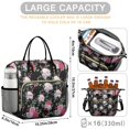 thumbnail image 5 of Pioneer Flower Floral Print Pattern Womens Lunch Box for Work,Insulated Large Lunch Bag for Tween and Teen,Loncheras Para Mujer,Leakproof Adult Lunch Bag for Work,Beach,Travel,Picnic,Camping, 5 of 7
