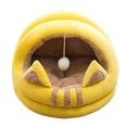 thumbnail image 1 of Cálido Interior Semicerrado Cama Acoge para Mascotas, Gatos, Perros, Casa, Cueva, Mascota, Cachorro, , Nido, Cama , con Bos Col - S Sunnimix Casa de la cama del gato, 1 of 6