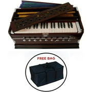 Best Harmonium 9 Stopper Chudidaar Bellow 42 Key Two Reed Bass Male With Cover