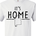 thumbnail image 4 of Inktastic It's Home- Alabama State Outline Distressed Text T-Shirt, 4 of 5
