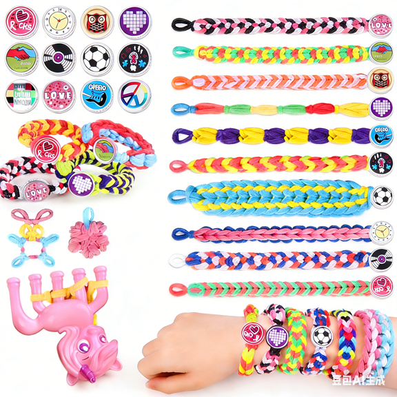 Friendship Bracelet Kit for 7 8 9 10 Year Old Girl Crafts for Kids 6-8 Bracelet Making Kit Toys,Girls Gifts 8-12 Years Old,Gift Ideas 1200 Rubber Bands Unicorn Weaving Loom DIY Set Birthday Gifts