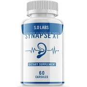 Synapse XT - Tinnitus Support Dietary Supplements for Healthy Middle and Inner Ear Structures, Including Cilia, Nerves, Hormone Levels and Blood Supply - 60 Capsules (1 Pack)