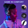 thumbnail image 3 of Gaming Headse with Microphone, Wired 3.5mm Jack Over-Ear Headphones for PC, PS4, PS5,Switch, Xbox One, Mac, 3 of 8
