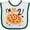 White and Green, variant on Inktastic Im Two Pizza Birthday Party Boys or Girls Baby Bib