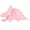 Pink, variant on Cute Dinosaur Shape Crossbody Shoulder Bag for Women PU Leather Rivet Clutch Purse Messenger Bag Handbags