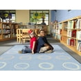 thumbnail image 3 of Large Area Rug Washable Rugs for Living Room Comfort Standing Rug 5' x 7' Carpets Circle Sampler Abstract Classroom Educational Area Rug for School, Home, Bedroom, Learning Centers, 3 of 6