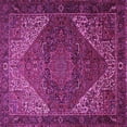 thumbnail image 1 of Ahgly Company Indoor Square Persian Purple Traditional Area Rugs, 5' Square, 1 of 4