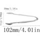 thumbnail image 2 of Sugar Tongs, U Shaped Serving Small Ice Tongs, Stainless Steel Mini Tongs, Candy Tongs, For Party, Weddin, Bar, Kitchen, Cafe, 2 of 5