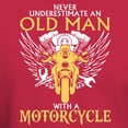 thumbnail image 3 of CafePress - Never Underestimate Old Man With A Motorcy T Shirt - Men's Classic Graphic Cotton T-Shirt, 3 of 4