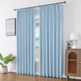 thumbnail image 4 of Cortinas Joydeco Pinch de lino plisado 100% opacas, 240 x 245 cm, 4 of 9