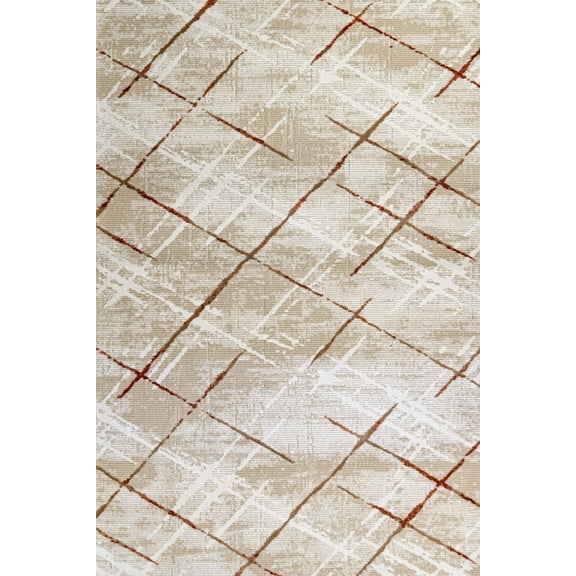 Cream Striped Area Rugs for Living Room Washable Rugs Boho Moroccan Area Rug Soft Neutral Geometric Bohemian Carpet Distressed Indoor Rug for Bedroom Dining Room Office Foldable Nonslip Rug