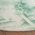 thumbnail image 3 of Safavieh Dip Dye Aylmer Distressed Area Rug, Green/Ivory, 7' x 7' Round, 3 of 7