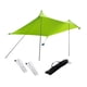thumbnail image 2 of Toldo de playa con dos postes de estabilidad, protección solar para artículos esenciales de pesca. Verde, 2 of 8