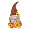 thumbnail image 3 of 12.6" Fall Thanksgiving Faceless Gnome Doll Decor, Cute Autumn Harvest Figurine Tabletop Ornament, Festive Indoor Holiday Party Home Decoration for Tiered Tray Desktop, AKLJWH, 3 of 7