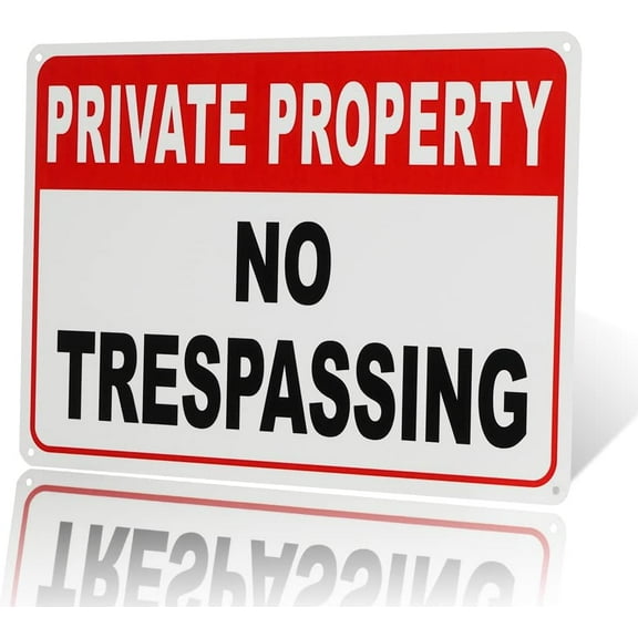 Private Property No Trespassing Sign,The Dog Aluminum Warning Sign,Reserved Parking Sign,Pool Rules Signs,Street Caution Yard Signs (02)