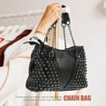 thumbnail image 2 of Minkissy Rivet Chain Shoulder Bag - Stylish Crossbody Messenger Bag for Women, Trendy and 1pc, 2 of 5