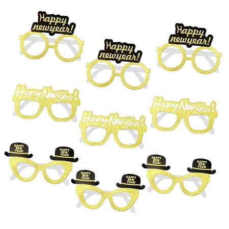 SKYSONIC, Graduation Spectacles 2025 - Large, 12-Pack | Graduation Eyewear for and 2025 Graduation Decor | Photo Booth Props for 2025 Graduation Party