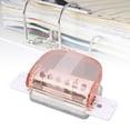 thumbnail image 1 of Mini Manual Paper Hole Puncher, 5.5mm Plastic Handheld Loose Leaf Paper Punching Tool with Grip Suitable for Craft Paper DIY Crafts Office School Binding Documents, 1 of 7