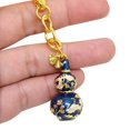 thumbnail image 2 of Fengshuibringluck Feng Shui Wu Lou Azul Con Llavero De Grúa Alegre Simboliza La Sabiduría Y La Calma 10*1,8 Cm/3,9*0,7 Pulgadas (Fw4992), 2 of 5