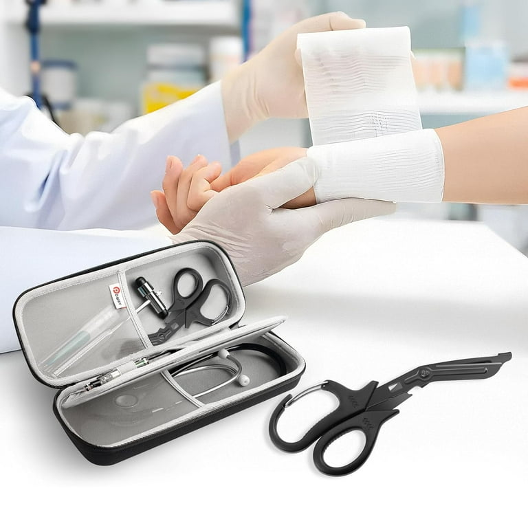 TICOZE 2 PACK Trauma Shears - Bandage Scissors for Nurses, 7.5