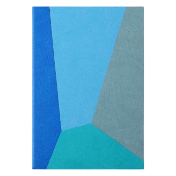 Methold Carpeta de papel para bloc de notas, diario, guardar tamaño compacto, suministros de oficina multicolores, accesorios exquisitos para Suministros de escritura y corrección Azul