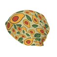 thumbnail image 2 of Fuzoiu Leaves Avocado Print Winter Beanie Hat for Men & Women,Warm Knit Cap,Women Windproof Watch Hat,Knit Warm Unisex Beanie, 2 of 7
