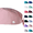 5# Light pink, variant on Scrub Caps Womern Men Ponytail Classic Surgical Style Scrub Working Hat Unisex