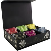 Wissotzky Artisan Collection Assorted Artisan Tea Bags 42 Individually Wrapped Tea Bags, 6 Flavors Elegant Tea Chest, Great for Corporate & Holiday Gifts, Early Grey, Wild Berry, Chamomile, Black...