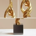 thumbnail image 6 of deevoka Abstract Art Statue Collection Desktop Sculpture Decorative Statues Souvenir for Gold, 6 of 7