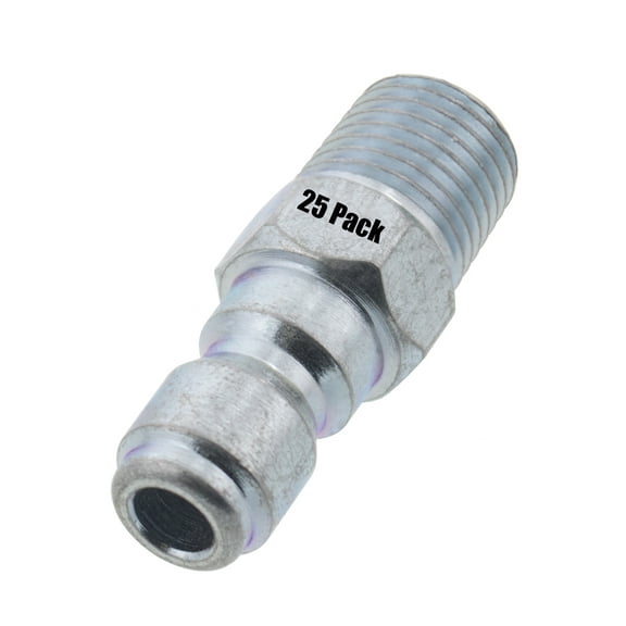 (25) 1/4" MPT Male Plug Quick Connect Coupler for Pressure Washer Nozzle Gun